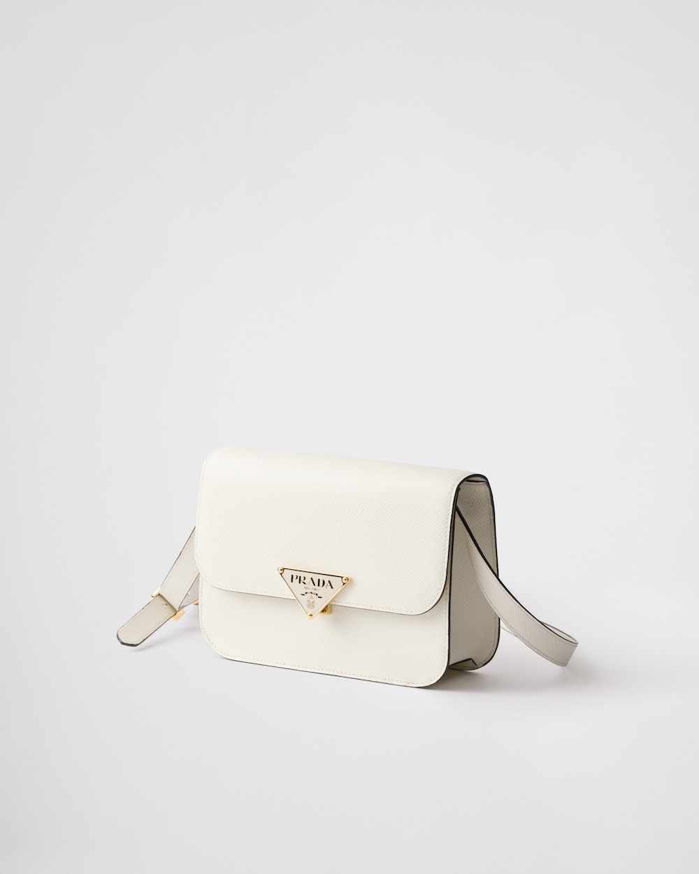 Saffiano Leather Flap Shoulder Bag - Image 2